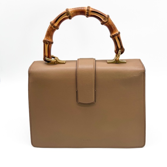 Gucci Calfskin Bamboo Web Medium Dionysus Top Handle Bag Red and Green - Picture 4 of 17